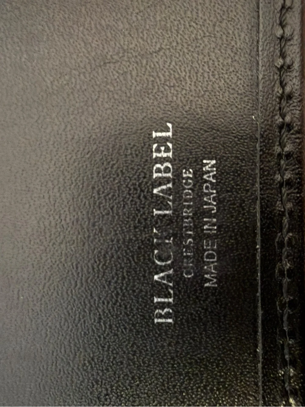 Black Label Crestbridge Long Wallet (A230)